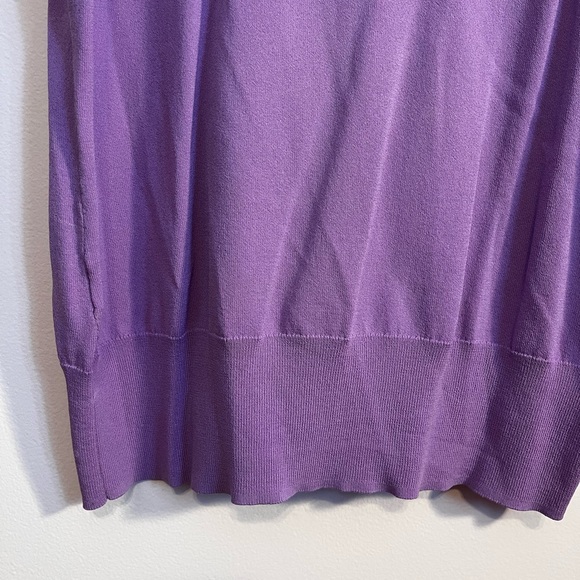 Ann Taylor Light Purple Sleeveless Top, women's size L - Picture 5 of 8